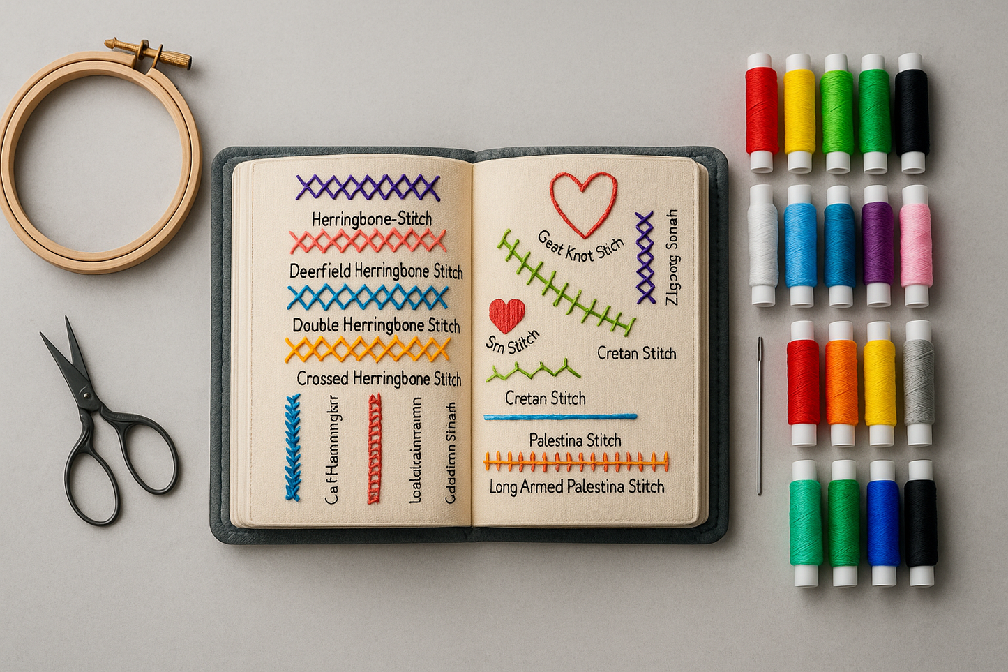 CalmBook™ - Il Libro di Ricamo Terapeutico (Kit Completo Anti-Stress)