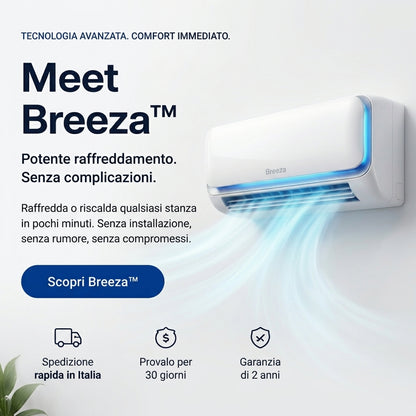 Breeza™ | Raffreddamento potente in pochi minuti — senza installazione