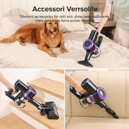 AERIS CicloneCore™ — Aspirapolvere Senza Filo 46kPa, 6-in-1